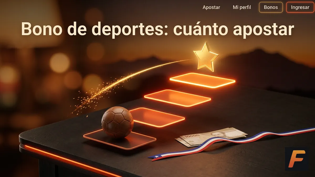 Escalera del bono de deportes en Fantasticbet Chile