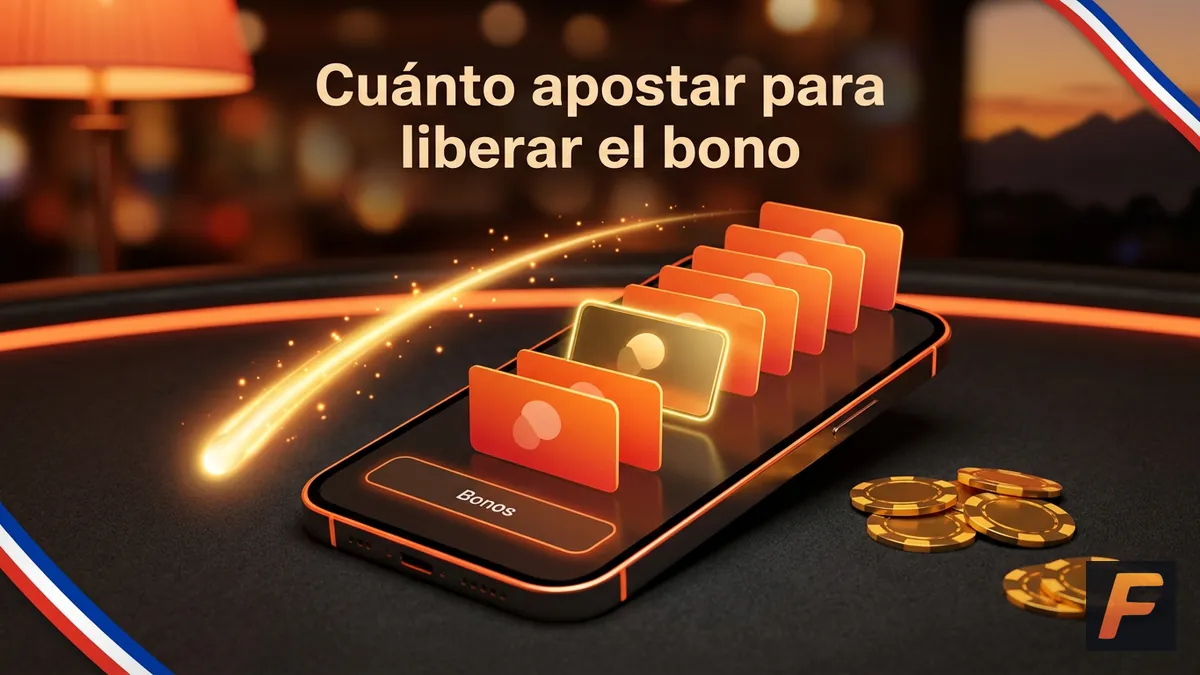 Escalera de apuesta para liberar el bono de bienvenida de Fantasticbet