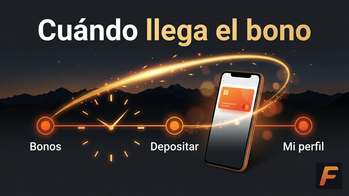 Línea de tiempo entre depósito y carga del bono en Fantasticbet