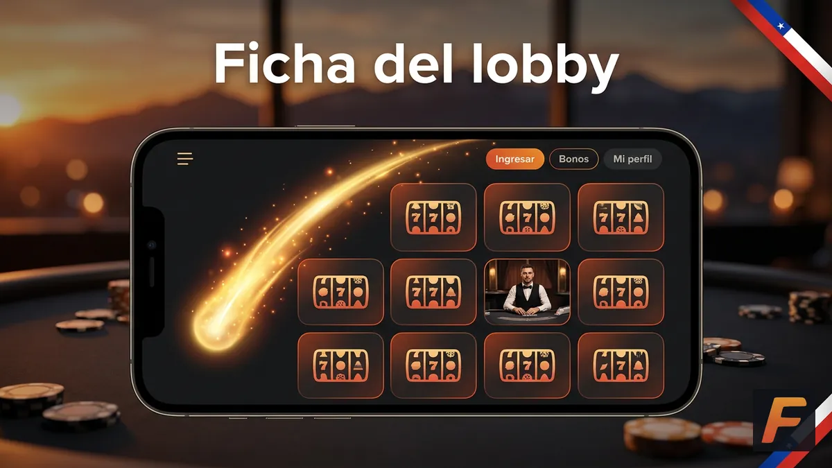 Ficha del lobby de juegos de Fantasticbet Chile en el celular
